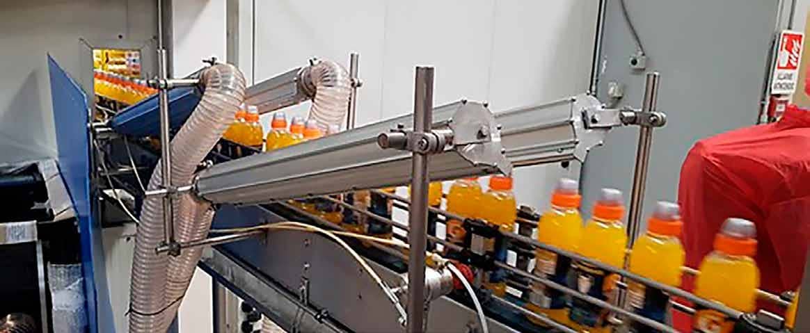 Luchtmessen bij drinkflessen